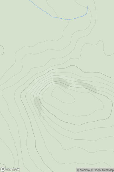 Thumbnail image for Law Hill [Ayr to the River Clyde] [NS215484] showing contour plot for surrounding peak